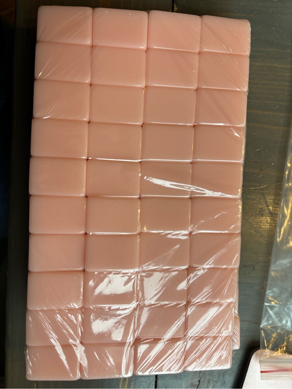 Pink Mahjong Tile Set - Decorative Game Tiles - Picture 6 of 10